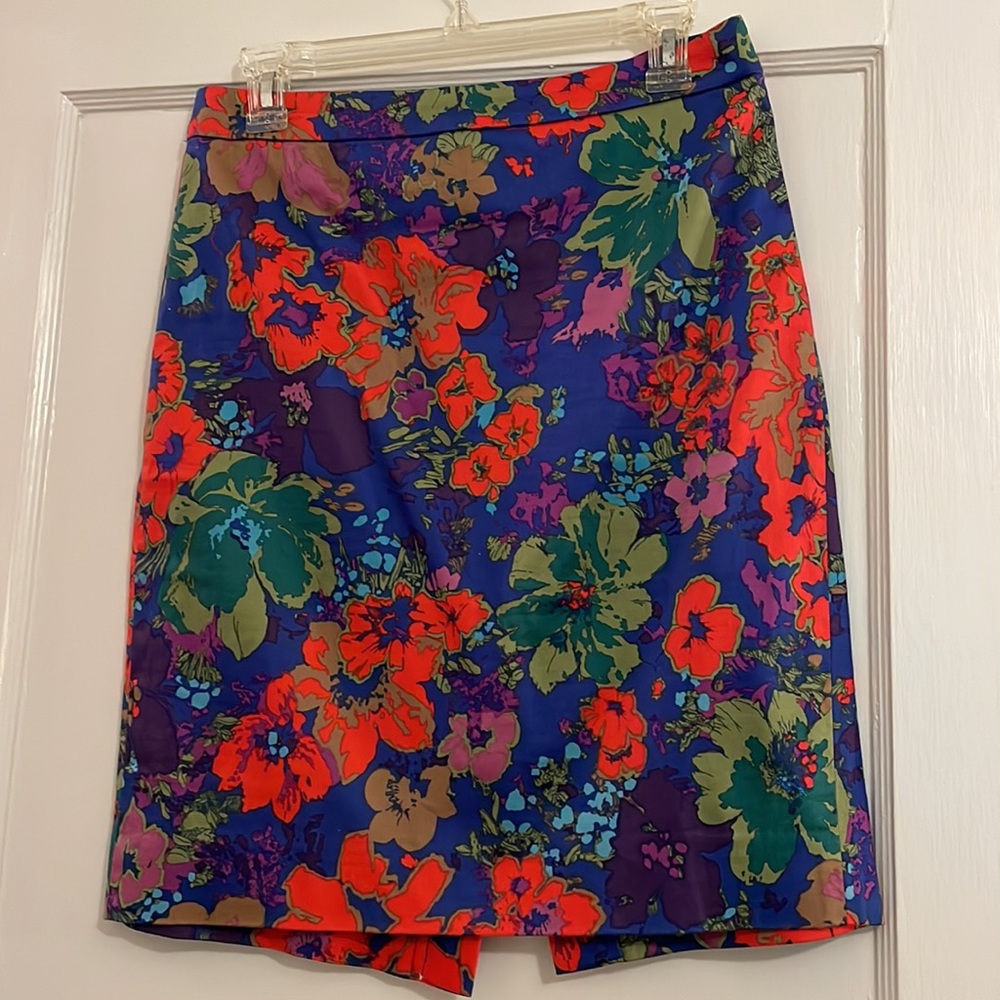 J. Crew Colorful Pencil Skirt - Picture 2 of 4